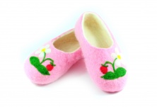 Children's slippers "Polyanka" | Online store of linen products «Linife»