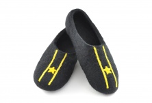 Felt slippers "Captain 3 rank" | Online store of linen products «Linife»