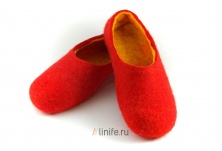 Felt slippers "Zarya" | Online store of linen products «Linife»