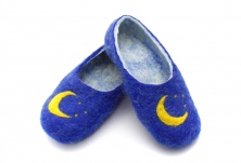 Children's slippers "Night" | Online store of linen products «Linife»