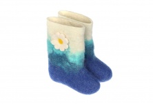 Children's boots "Camomile" | Online store of linen products «Linife»