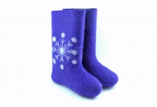 Boots "Snowflake" | Online store of linen products «Linife»
