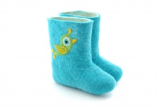 Children's felt boots "Chick" | Online store of linen products «Linife»