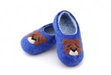 Children's slippers "Bear" | Online store of linen products «Linife»