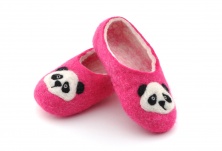Children's slippers "Panda" | Online store of linen products «Linife»