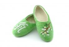 Felt slippers "Freedom" | Online store of linen products «Linife»
