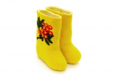 Children's felt boots "Sprig" | Online store of linen products «Linife»