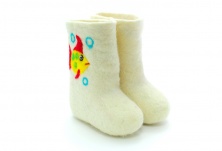 Children's felt boots "Rybki" | Online store of linen products «Linife»