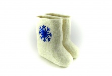 Children's boots "Snowflake" | Online store of linen products «Linife»