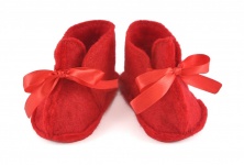 Booties for newborns "Joy" | Online store of linen products «Linife»