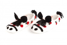 Felt slippers "Horses" | Online store of linen products «Linife»