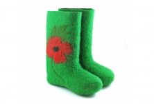 Valenki "Poppy" | Online store of linen products «Linife»