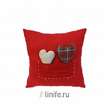 Pillow "Hearts in your pocket"