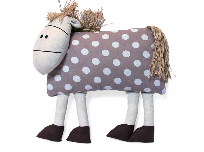 Pillow "Horse Marusya" | Online store of linen products «Linife»