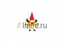 Doll "New Year's Deer" | Online store of linen products «Linife»