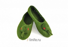Купить Felt slippers "Tanks"