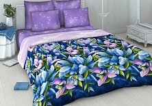 Bed linen from coarse calico "Star Evening" | Online store of linen products «Linife»