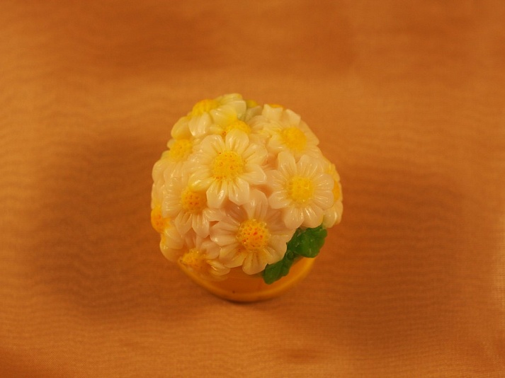 Handmade soap "Basket with flowers" | Online store of linen products «Linife»
