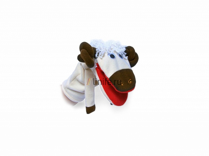 Mitten-antistress "Sheep-blah-blah" | Online store of linen products «Linife»