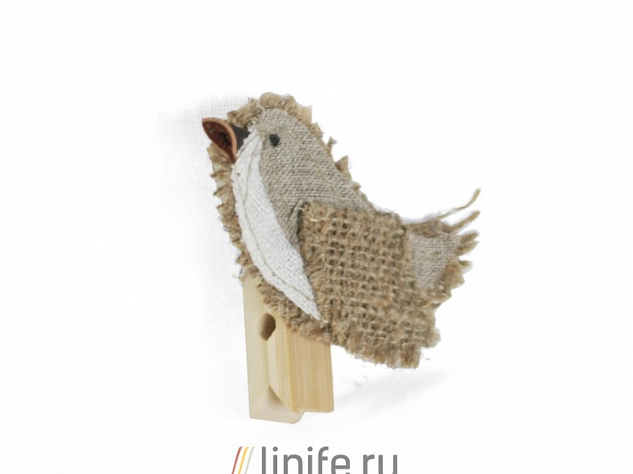 Sparrow clothespin | Online store of linen products «Linife»