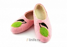 Купить Felt slippers "Lemons"
