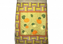 Handmade bedspread "Pumpkin"