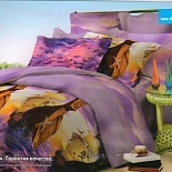 Купить Bed linen from poplin "Travel"