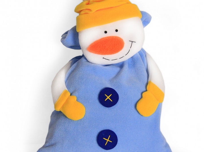 Gift bag "Snowman" | Online store of linen products «Linife»