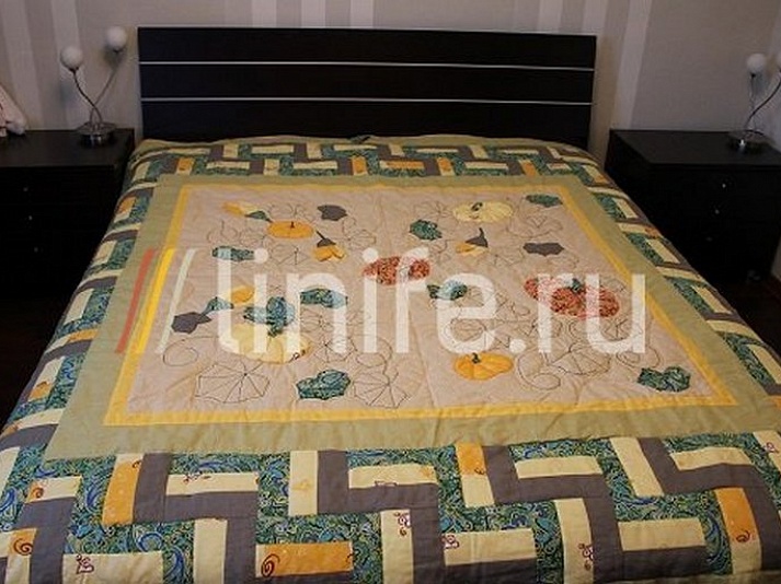 Bedspread "Pumpkin" | Online store of linen products «Linife»