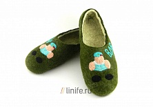 Купить Felt slippers "VDV"