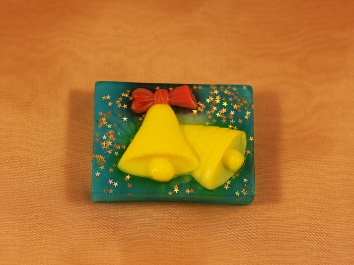 Handmade soap "Golden Bells" | Online store of linen products «Linife»