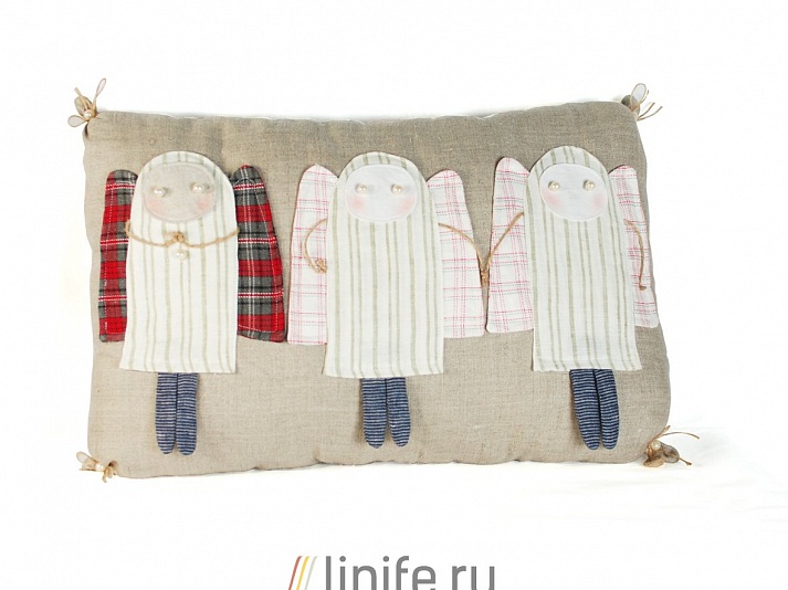 Guardian Angels Pillow | Online store of linen products «Linife»