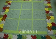 Bedspread "Autumn leaves" | Online store of linen products «Linife»