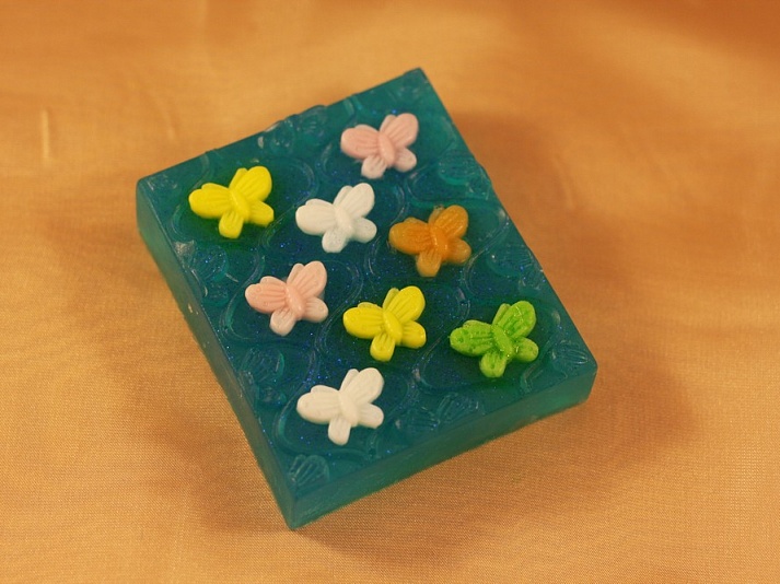 Handmade soap "Butterflies" | Online store of linen products «Linife»
