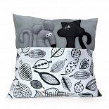 Pillow "Cat and mouse"