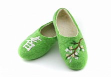 Купить Felt slippers "Wisdom"