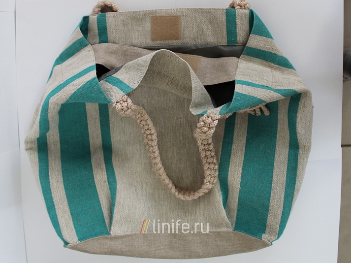 Linen bag "Weaving" | Online store of linen products «Linife»