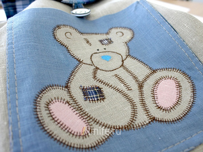 Backpack "Teddy Bear" | Online store of linen products «Linife»