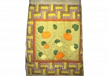Handmade bedspread "Pumpkin" | Online store of linen products «Linife»