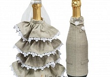 Wedding souvenir "Clothes for bottles" | Online store of linen products «Linife»