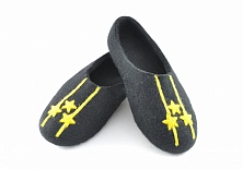 Купить Felt slippers "Captain 1 rank"