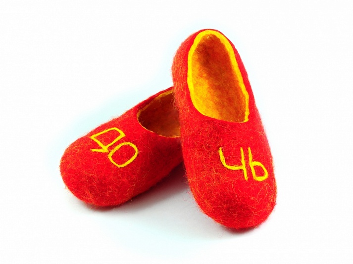 Children's slippers "Daughter" | Online store of linen products «Linife»
