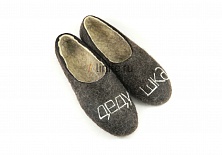 Купить Felt slippers "Grandpa"