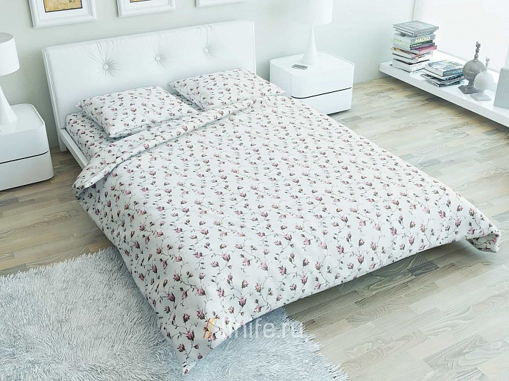 Linen bed linen "Tea Rose" | Online store of linen products «Linife»