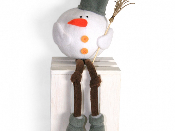 Ball "Snowman" | Online store of linen products «Linife»