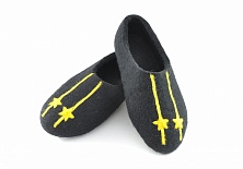 Купить Felt slippers "Captain 2 rank"