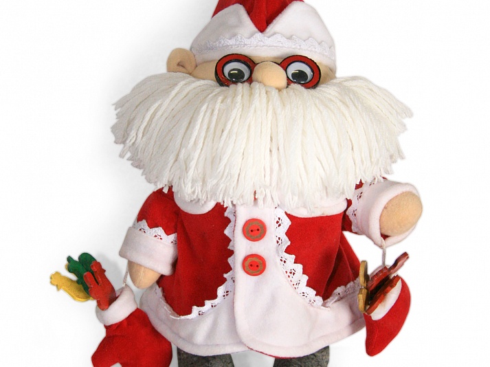 Doll "Santa Claus with lollipops" | Online store of linen products «Linife»