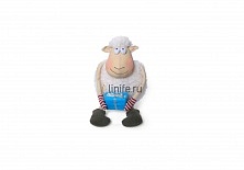 Sheep with a gift "Dolly" | Online store of linen products «Linife»