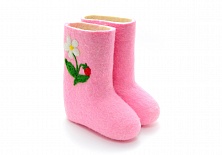 Children's felt boots "Berries"