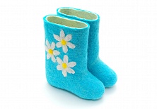 Children's felt boots "Chamomile"